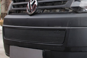 Сетка защитная в бампер Premium черный Strelka Volkswagen Transporter T5 2003-2015 ― Auto-Clover