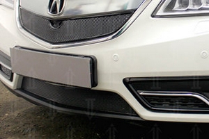 Сетка защитная в бампер Premium черный Strelka Acura MDX 2014-2019 ― Auto-Clover