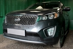 Сетка защитная в бампер Premium черный Strelka KIA Sorento Prime 2015-2019