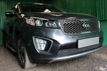 Сетка защитная в бампер Premium черный Strelka KIA Sorento Prime 2015-2019