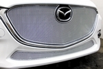 Сетка защитная в бампер Premium хром Strelka Mazda 3 III 2013-2019