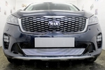 Сетка защитная в бампер Premium хром Strelka KIA Sorento Prime 2015-2019