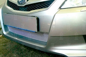 Сетка защитная в бампер Premium хром Strelka Subaru Legacy 2009-2014 ― Auto-Clover