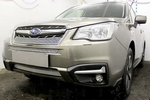Сетка защитная в бампер Premium хром Strelka Subaru Forester 2013-2019