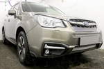 Сетка защитная в бампер Premium хром Strelka Subaru Forester 2013-2019