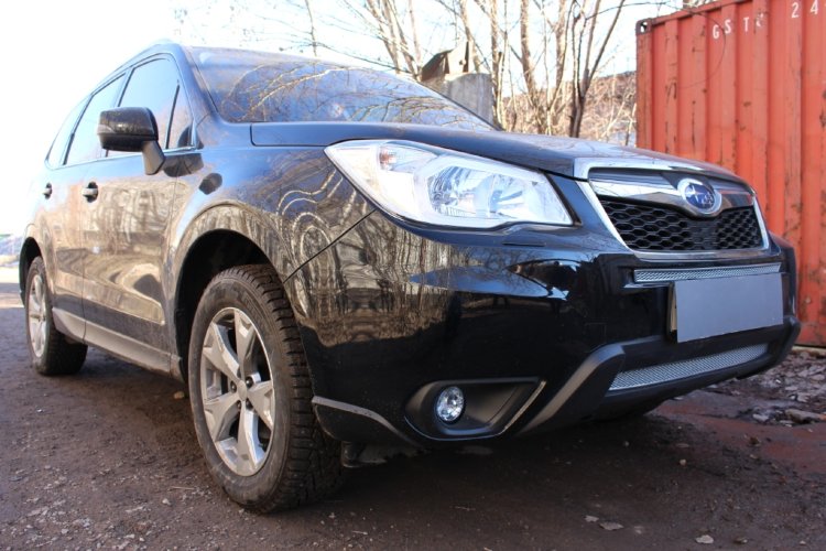 Сетка защитная в бампер Premium хром Strelka Subaru Forester 2013-2019 13119