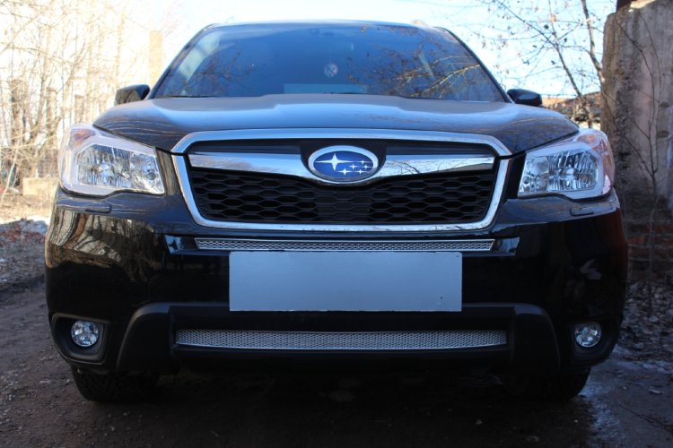 Сетка защитная в бампер Premium хром Strelka Subaru Forester 2013-2019 13119