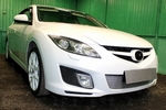 Сетка защитная в бампер Premium хром Strelka Mazda 6 II 2008-2012