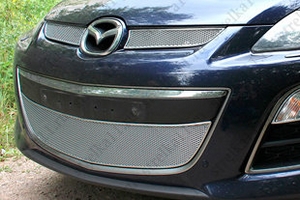 Сетка защитная в бампер Premium хром Strelka Mazda CX-7 2006-2012 ― Auto-Clover