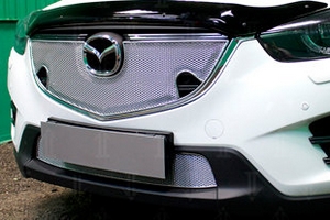 Сетка защитная в бампер Premium хром Strelka Mazda CX-5 2012-2017 ― Auto-Clover