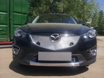 Сетка защитная в бампер Premium хром Strelka Mazda CX-5 2012-2017
