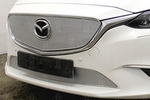 Сетка защитная в бампер Premium хром Strelka Mazda 6 III 2013-2019
