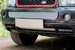 Сетка защитная в бампер Premium хром Strelka Land Rover Range Rover Sport 2005-2012 ― Auto-Clover