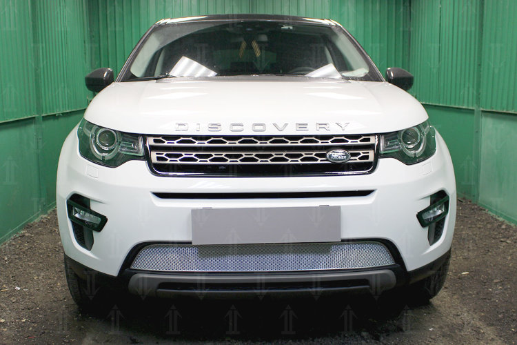 Сетка защитная в бампер Premium хром Strelka Land Rover Discovery Sport 2015-2019 no.6250