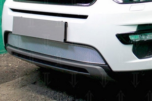 Сетка защитная в бампер Premium хром Strelka Land Rover Discovery Sport 2015-2019 ― Auto-Clover