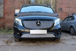 Сетка защитная в бампер Premium хром Strelka Mercedes-Benz Vito W447 2014-2019