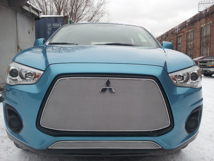 Сетка защитная в бампер Premium хром Strelka Mitsubishi ASX 2010-2019 12983