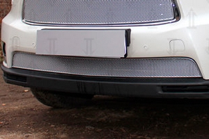 Сетка защитная в бампер Premium хром Strelka Toyota Highlander 2014-2019 ― Auto-Clover