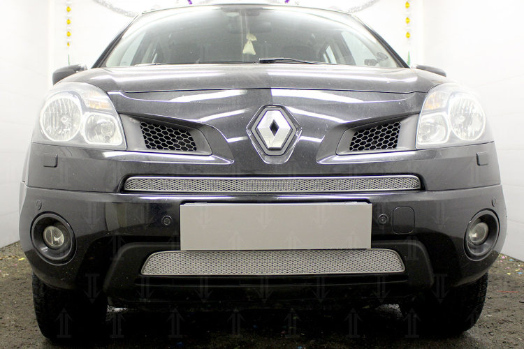 Сетка защитная в бампер Premium хром Strelka Renault Koleos 2007-2015 12880