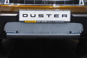 Сетка защитная в бампер Premium хром Strelka Renault Duster 2011-2019 ― Auto-Clover