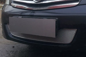Сетка защитная в бампер Premium хром Strelka Nissan Teana 2008-2013 ― Auto-Clover