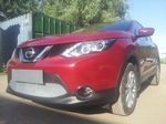 Сетка защитная в бампер Premium хром Strelka Nissan Qashqai 2014-2019