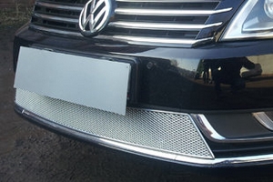 Сетка защитная в бампер Premium хром Strelka Volkswagen Passat B7 2010-2015 ― Auto-Clover
