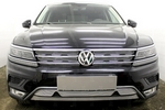 Сетка защитная в бампер Premium хром Strelka Volkswagen Tiguan II 2016-2019