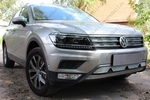 Сетка защитная в бампер Premium хром Strelka Volkswagen Tiguan II 2016-2019