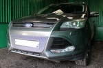 Сетка защитная в бампер Premium хром Strelka Ford Kuga II 2013-2019