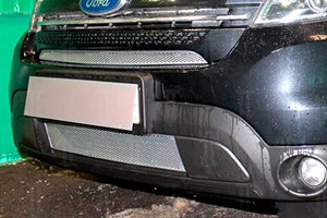 Сетка защитная в бампер Premium хром Strelka Ford Explorer 2011-2019 ― Auto-Clover