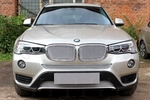 Сетка защитная в бампер Premium хром Strelka BMW X3 (F25) 2010-2017
