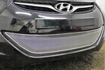 Сетка защитная в бампер Premium хром Strelka Hyundai Elantra 2010-2015