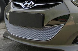 Сетка защитная в бампер Premium хром Strelka Hyundai i40 2011-2019 ― Auto-Clover