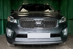 Сетка защитная в бампер Premium хром Strelka KIA Sorento Prime 2015-2019