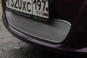 Сетка защитная в бампер Premium хром Strelka Hyundai Solaris 2011-2017 ― Auto-Clover