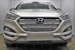 Сетка защитная в бампер Premium хром Strelka Hyundai Tucson 2015-2019