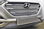 Сетка защитная в бампер Premium хром Strelka Hyundai Tucson 2015-2019
