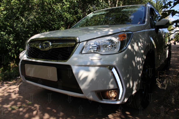 Сетка защитная в бампер Premium Strelka Subaru Forester 2013-2019 13122