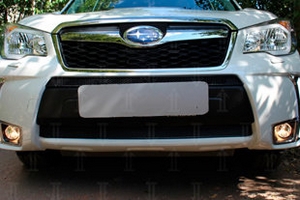 Сетка защитная в бампер Premium Strelka Subaru Forester 2013-2019 ― Auto-Clover
