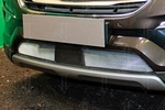 Сетка защитная в бампер (с датчиком ACC) Standart хром Strelka Hyundai Santa Fe 2012-2018