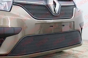 Сетка защитная в бампер Standart черный Strelka Renault Sandero 2012-2019 ― Auto-Clover