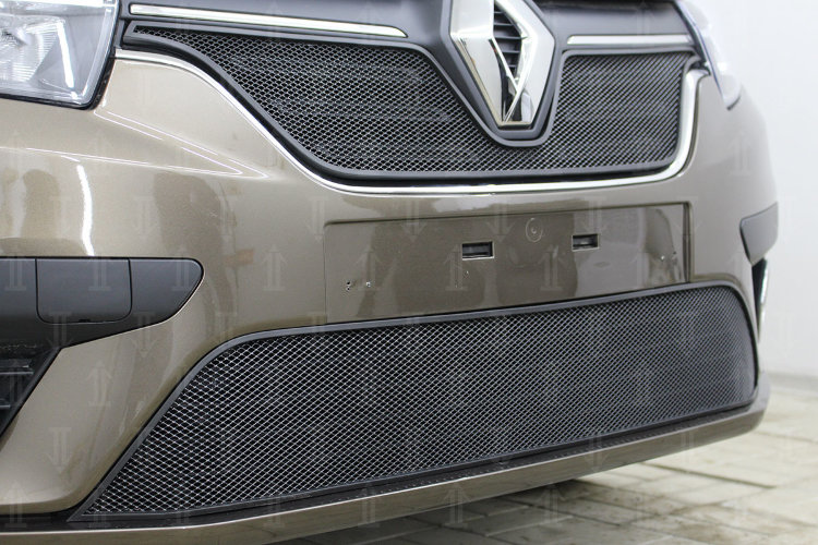 Сетка защитная в бампер Standart черный Strelka Renault Logan 2013-2019 19260