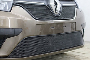 Сетка защитная в бампер Standart черный Strelka Renault Logan 2013-2019 ― Auto-Clover