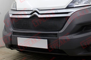Сетка защитная в бампер Standart черный Strelka Citroen Jumper 2006-2019 ― Auto-Clover