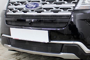 Сетка защитная в бампер Standart черный Strelka Ford Explorer 2011-2019 ― Auto-Clover