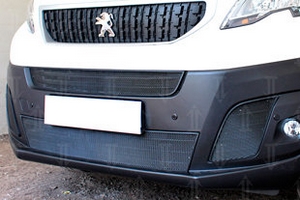 Сетка защитная в бампер Standart черный Strelka Peugeot Expert​ II 2007-2019 ― Auto-Clover