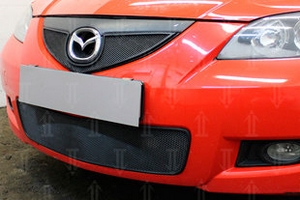 Сетка защитная в бампер Standart черный Strelka Mazda 3 I 2003-2008 ― Auto-Clover