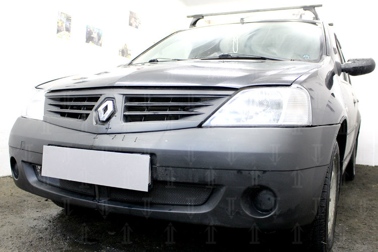 Сетка защитная в бампер Standart черный Strelka Renault Logan 2004-2012 no.3830