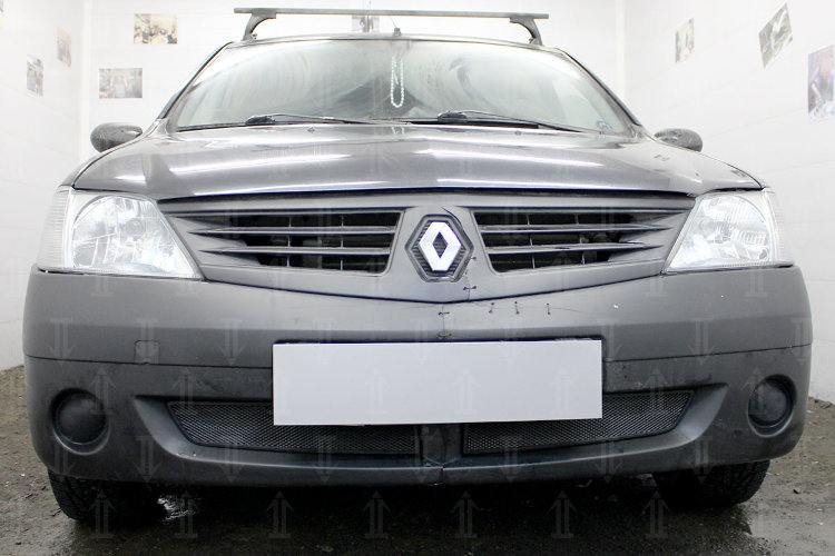 Сетка защитная в бампер Standart черный Strelka Renault Logan 2004-2012 no.3830